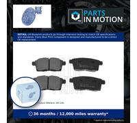 Rear Brake Pads CX7. Set Kit Fits Mazda L2Y7-26-48Z Blue Print ADM54298