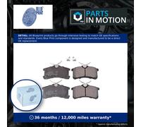 Blue Print Rear Brake Pads ADT342115 Fits Toyota Corolla VVTi - Set of 4