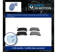 Brake Pads Set Rear ADT34284 Blue Print AY060TY015 V9118B018 V9118B020 20076 New