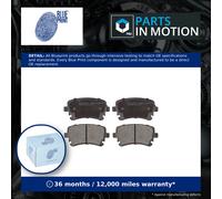 Brake Pads Set Rear ADV184228 Blue Print 4B3698451 4B3698451A 4E0698451 23584