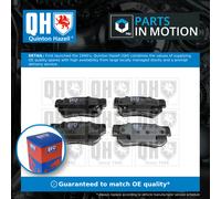 Brake Pads Set Rear BP1218 Quinton Hazell 1FE0058302 2EA3058302 38A1058302 23543