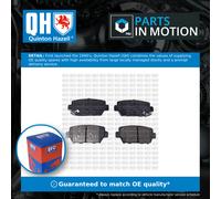 QUINTON HAZELL BP1958 Brake pad set