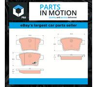 Brake pads GDB1665 TRW for FORD JAGUAR