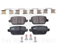 Brake pads Rear Axle 16642 FEBI BILSTEIN for LAND ROVER FORD VOLVO