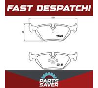 Brake Pads Set Rear P06013 Brembo 34211160340 34211160341 34211161455 20181 New