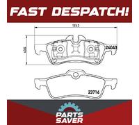 Brake Pads Set Rear P06032 Brembo 34216770252 34211503077 34212166621 24043 New