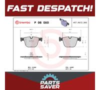 Brake Pads Set Rear P06050 Brembo 34212365766 34212413083 34216783555 24495 New