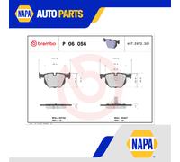 Brake Pads Set Rear P06056 Brembo 34212413040 34212413041 34212475045 23732 New