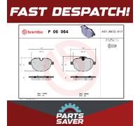 Brake Pads Set Rear P06064 Brembo 2456870 34206877648 34206879857 34212449288