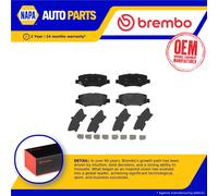 Brake Pads Set Rear P18024 Brembo 00K68003776AA 068003776AA 68003776AA 24603 New