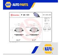Brake Pads Set Rear P23131 Brembo 71770108 77365752 77365858 25237 23517 Quality