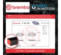 Brake Pads Set Rear P23152 Brembo 71770096 77365542 24788 23760 Quality New