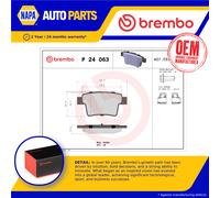 Brake Pads Set Rear P24063 Brembo 1356392 1521329 1522073 4S712M008AA 24260 New