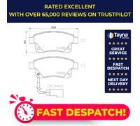 Brake Pads Set Rear P24066 Brembo 1371454 1433958 1530602 1554524 1560026 24486