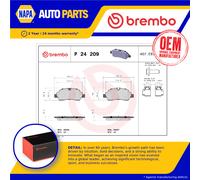 Brake Pads Set Rear P24209 Brembo BRF1463 CK4Z2200A CK4Z2200B CK4Z2200C 29357