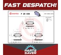 Brake Pads Set Rear P28038 Brembo 43022SMGE00 43022SMGE01 43022SMGE02 24518 New