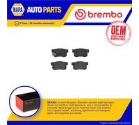 Brake Pads Set Rear P28039 Brembo 06430S6D000 06430S9AA00 06430SEDE60 23653 New