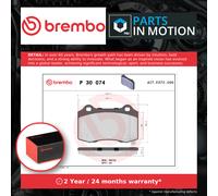 Brake Pads Set Rear P30074 Brembo 583022MA10 68144432AA K68144432AA 105506800B
