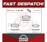 Brake Pads Set Rear P49035 Brembo F1Y02648Z F1Y02648ZA F1Y12634Z F1Y12643Z 24040