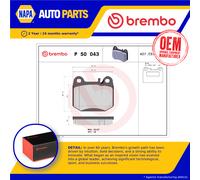 Brake Pads Set Rear P50043 Brembo 1634200720 163420072037 1634200920 23157 New