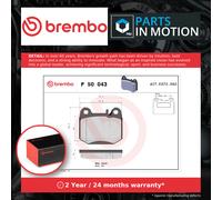 Brake Pads Set Rear P50043 Brembo 1634200720 163420072037 1634200920 23157 New
