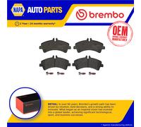 Brake Pads Set Rear P50060 Brembo 2E0698451A 2E0698451B 0044208120 0054207420