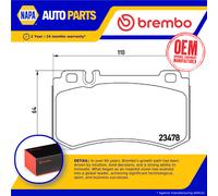 Brake Pads Set Rear P50061 Brembo 0004230430 0004320430 0034206220 0044204720