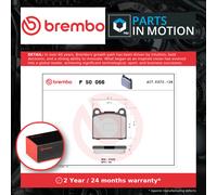 Brake Pads Set Rear P50066 Brembo 0004205720 0004205820 0004206220 0004206280
