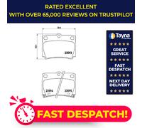 Brake Pads Set Rear P54026 Brembo 4605A783 4605B291 MN102626 MR307415 MR389575