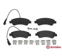 Brake Pads Set Rear P61125 Brembo 1612434180 1614412180 00000077366679 155253632
