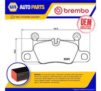 Brake Pads Set Rear P65031 Brembo 99135294900 99135294901 99135294902 25691 New