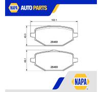 Brake Pads Set Rear P68076 Brembo 440602361R Genuine Top Quality Guaranteed New
