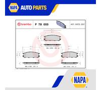 Brake Pads Set Rear P78005 Brembo AY060FJ001 26296AA060 26296AA061 26296AA062