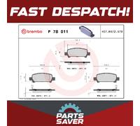 Brake Pads Set Rear P78011 Brembo 26296FC002 4605A644 32006220 26692AE040 23573