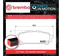 Brake Pads Set Rear P78014 Brembo 266965E040 26696FE040 26696FE050 24331 Quality