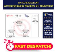 Brake Pads Set Rear P79029 Brembo D4M603AW0A 5580052R00 5580052R00000 5580052R01