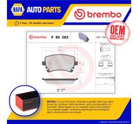 Brake Pads Set Rear P85083 Brembo 7E0698451 7E0698451A 7E0698451B 7H0698451 New