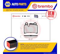 Brake Pads Set Rear P85111 Brembo 7L6698451B 24097 D12778393 Quality Guaranteed