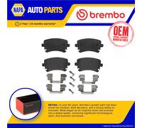 Brake Pads Set Rear P85143 Brembo 4F0698451G 3W0698451 3W0698451B 3W0698451J New