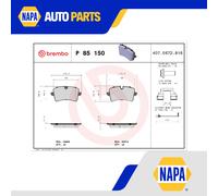 Brake Pads Set Rear P85150 Brembo 4G0698451A 4G0698451J 9A769845100 PAB698451
