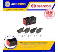Brake Pads Set Rear P85189 Brembo 5WA698451E 5WA698451G 2614212 VWN3CA2D390FA