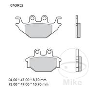 Brake Pads Sintered Off-Road Brembo 07GR52SD Fits SYM Wolf 125 2011-2015