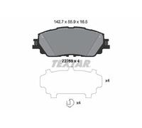 TEXTAR 2276801 Brake pad set