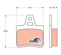 Brake Pads TRW GDB1247 for CITROËN