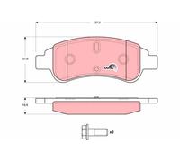 Brake Pads TRW GDB1623 for CITROËN