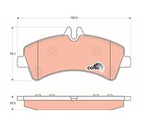 Brake Pads TRW GDB1699 for MERCEDES-BENZ VW