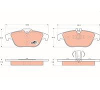 Brake Pads TRW GDB1738 for MERCEDES-BENZ