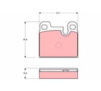 Brake Pads TRW GDB258 for BMW