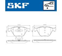 SKF VKBP 80159 Brake pad set