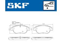 SKF VKBP 80217 E Brake pad set